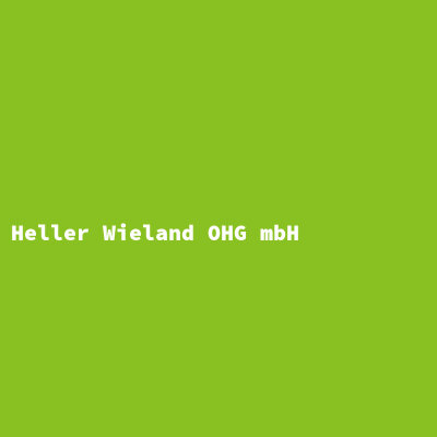 Hersteller: Heller Wieland OHG mbH