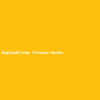 Unglaubliche Viscose-Socke