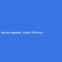 Hervorragendes Stahl-Pflaster