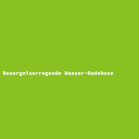 Besorgniserregende Wasser-Badehose