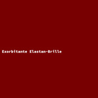 Exorbitante Elastan-Brille