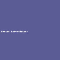 Hartes Beton-Messer