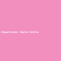 Gigantischer Papier-Schirm
