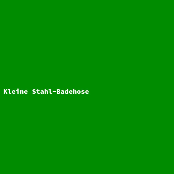 Kleine Stahl-Badehose