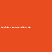 Schickes Kunststoff-Brett