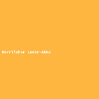 Herrlicher Leder-Akku