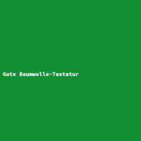 Gute Baumwolle-Tastatur